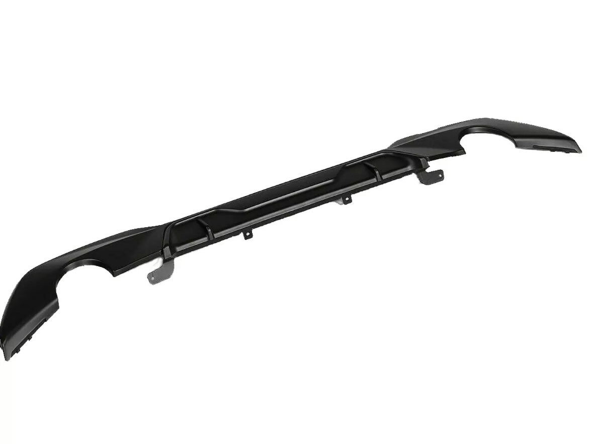 Gloss black aggressive style rear diffuser for BMW 3 series G20 G21