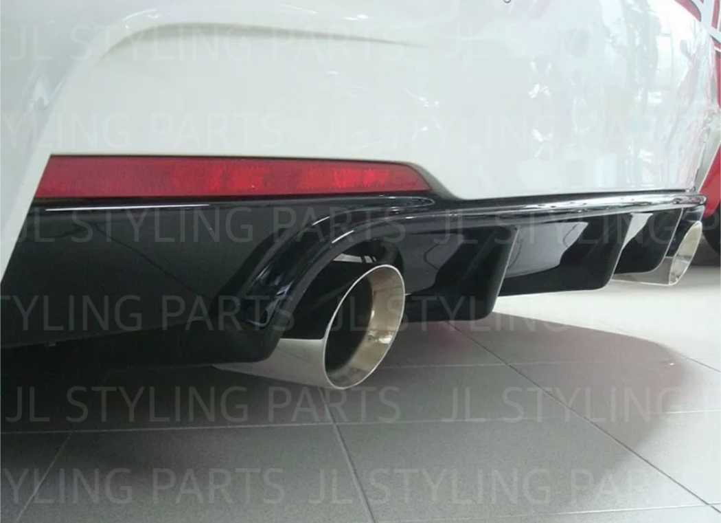 Gloss black sport rear diffuser FOR BMW 3 SERIES 340i 335i F30 F31