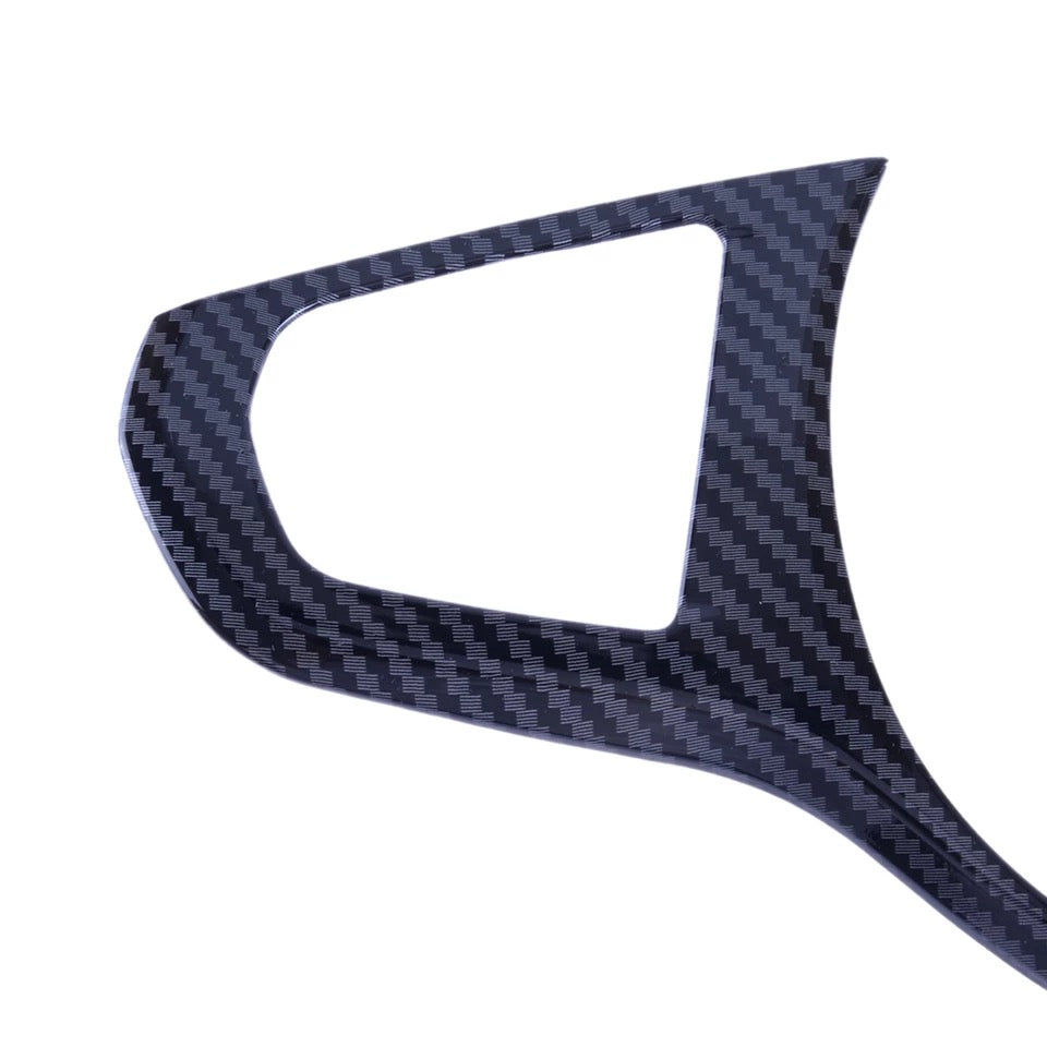 Carbon fibre effect steering wheel insert trims FOR BMW 5 series G30 G31 M sport 2017-2023