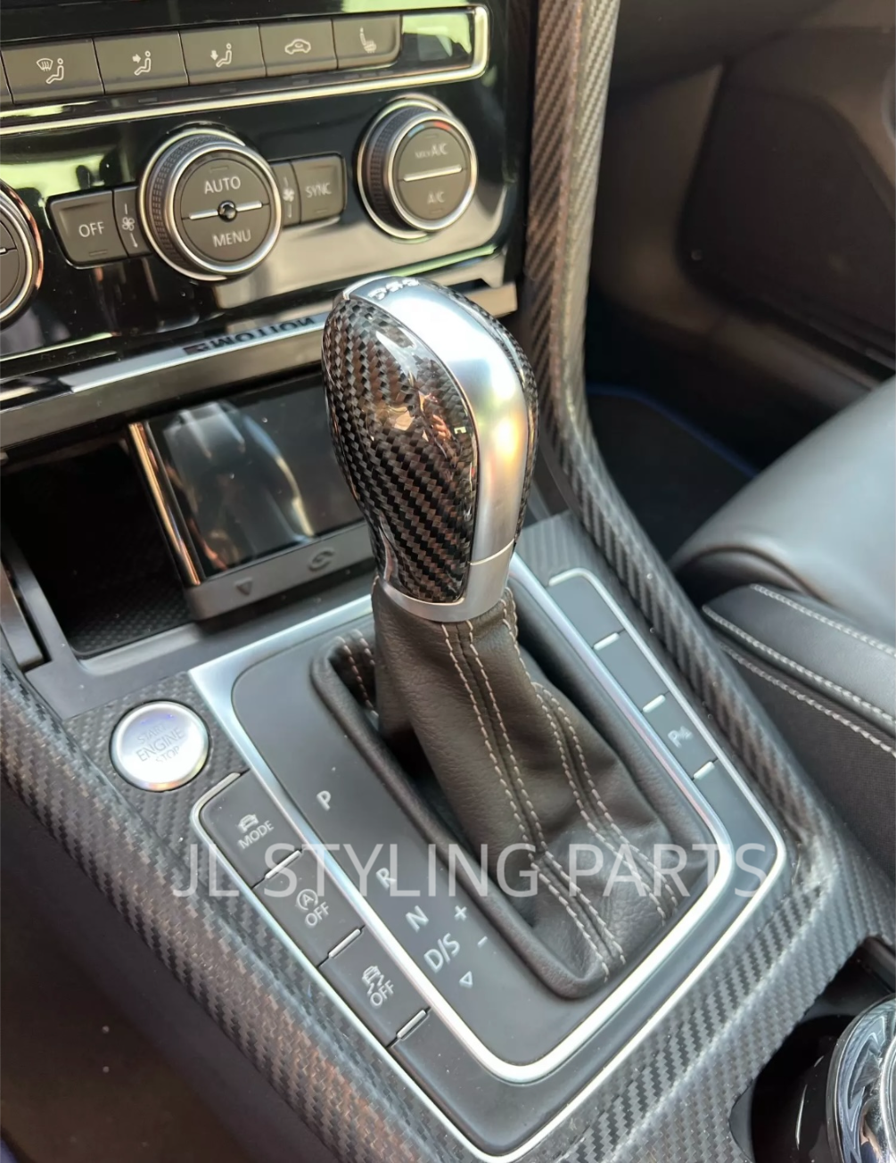 Carbon fibre & Silver DSG Gear knob unit