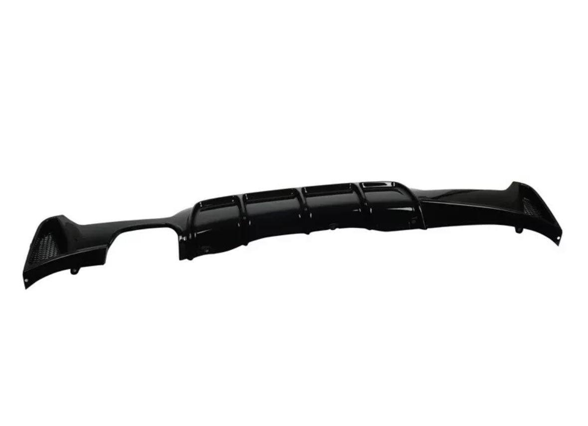 Gloss black aggressive rear diffuser FOR BMW 4 SERIES F32 F33 F36 13-19