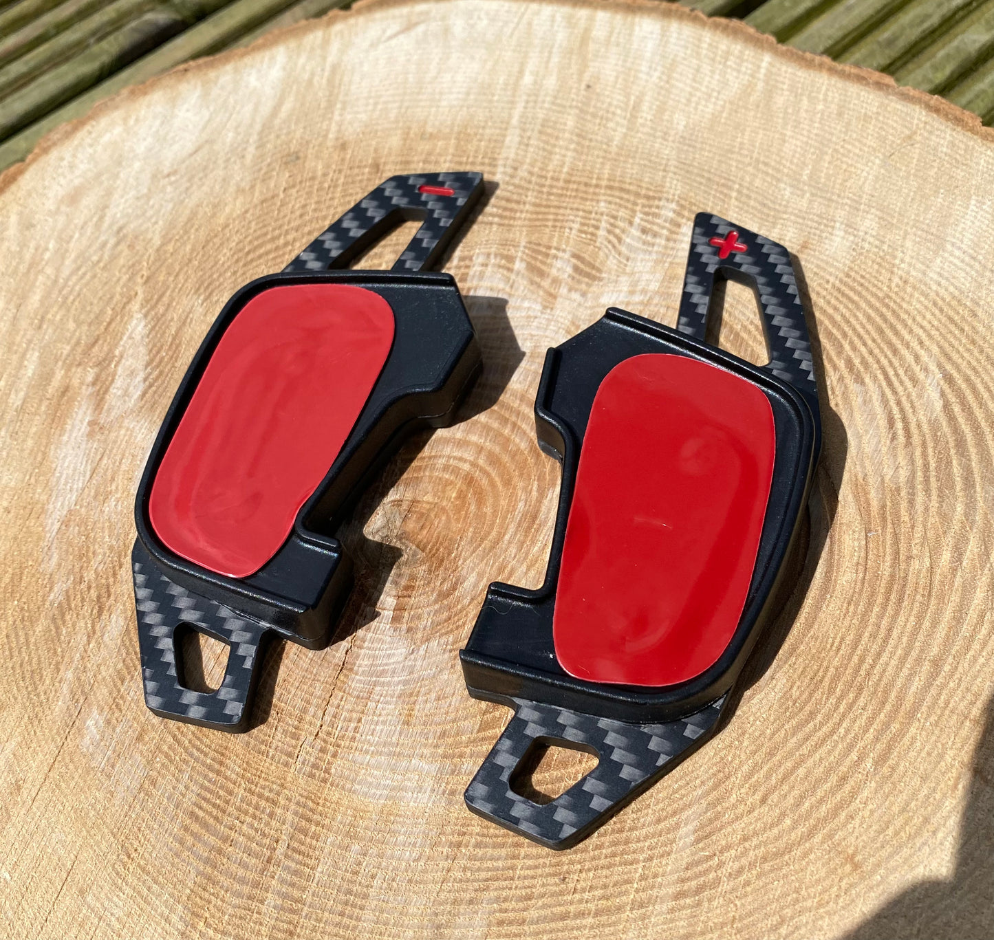 Matte Real carbon fibre paddle shifters for VW GOLF MK7 & MK7.5