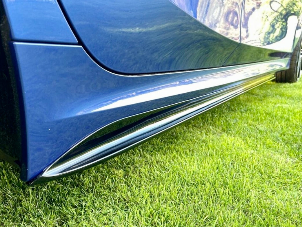 Gloss black sport 2/3 way side skirts FOR BMW 3 SERIES G20 2019-2023