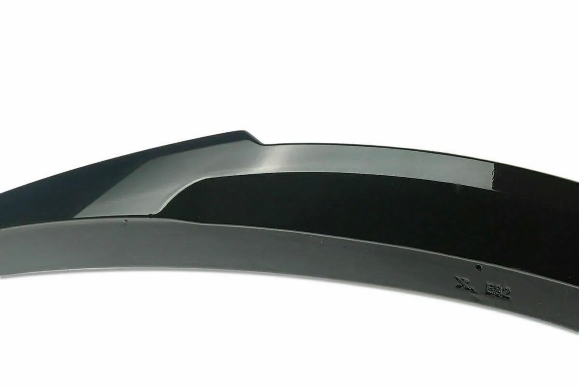 Gloss black aggressive M4S style spoiler lip FOR BMW 3 SERIES E92 2006-2012