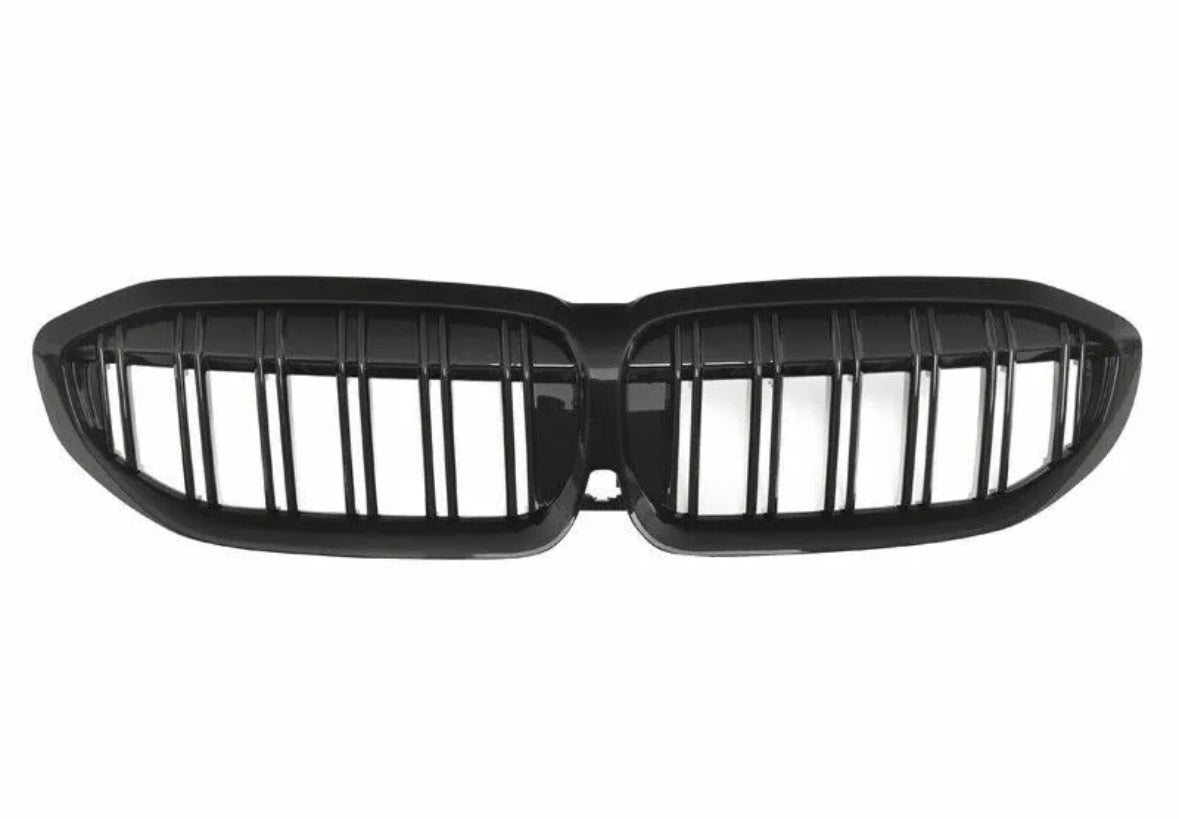 Gloss black aggressive style grills grille FOR BMW 3 series G20 G21