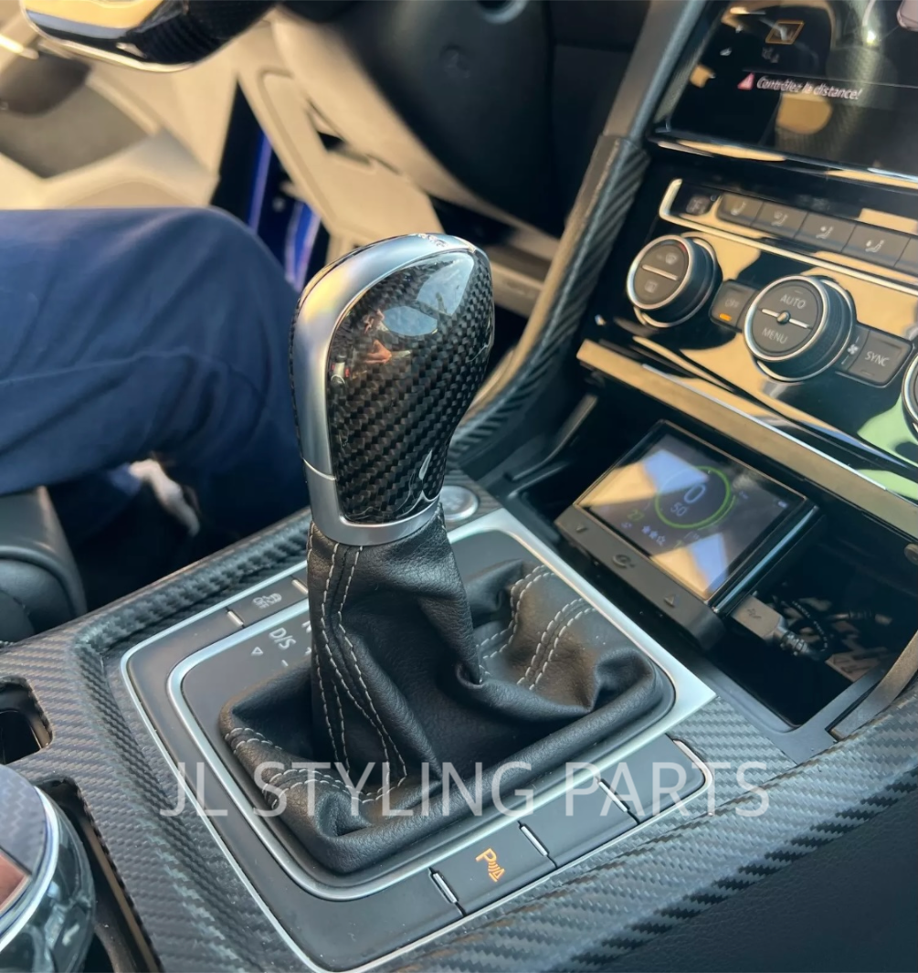 Carbon fibre & Silver DSG Gear knob unit