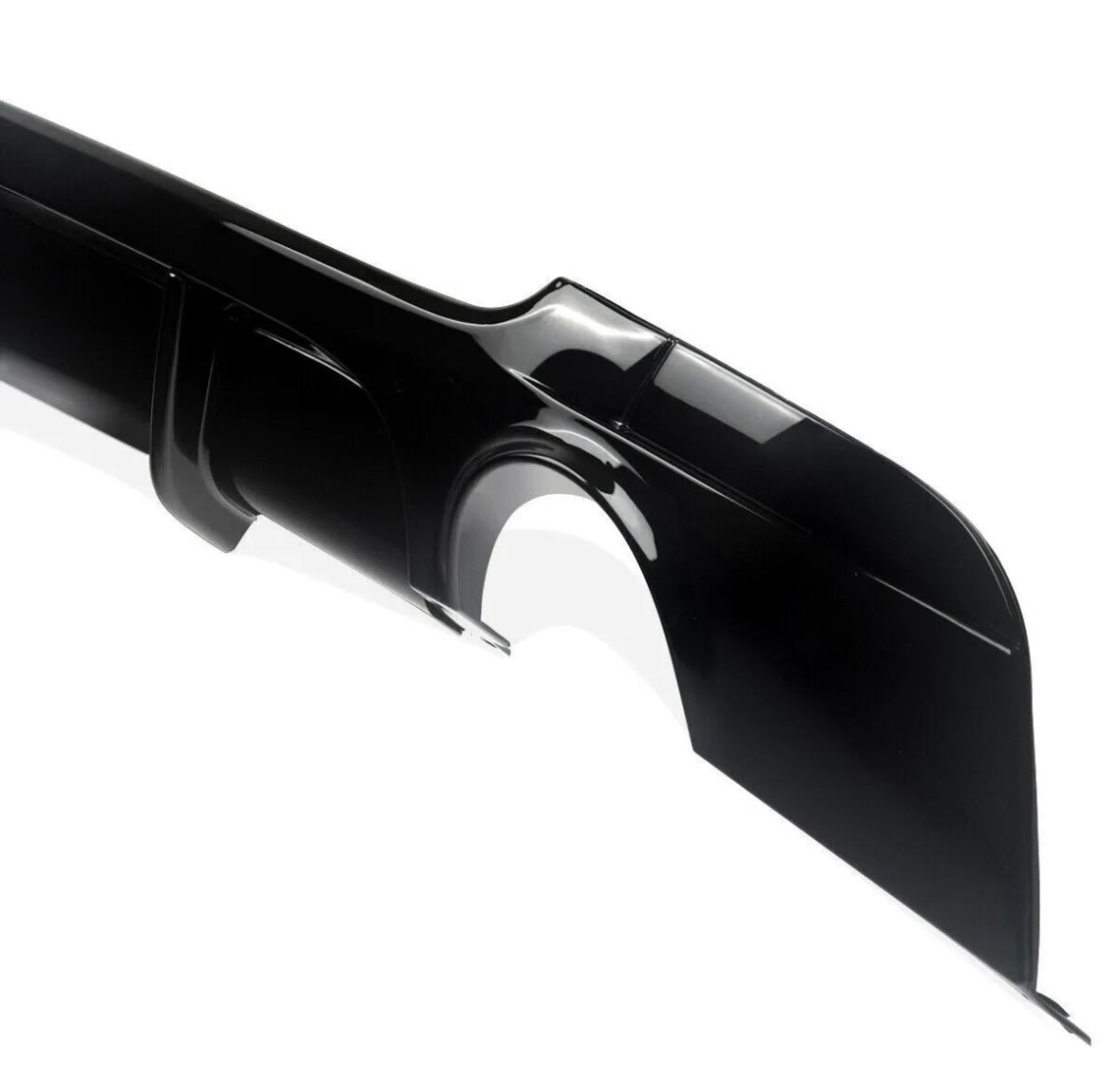 Gloss black aggressive sport diffuser for BMW 3 SERIES E92 E93 2006-2012