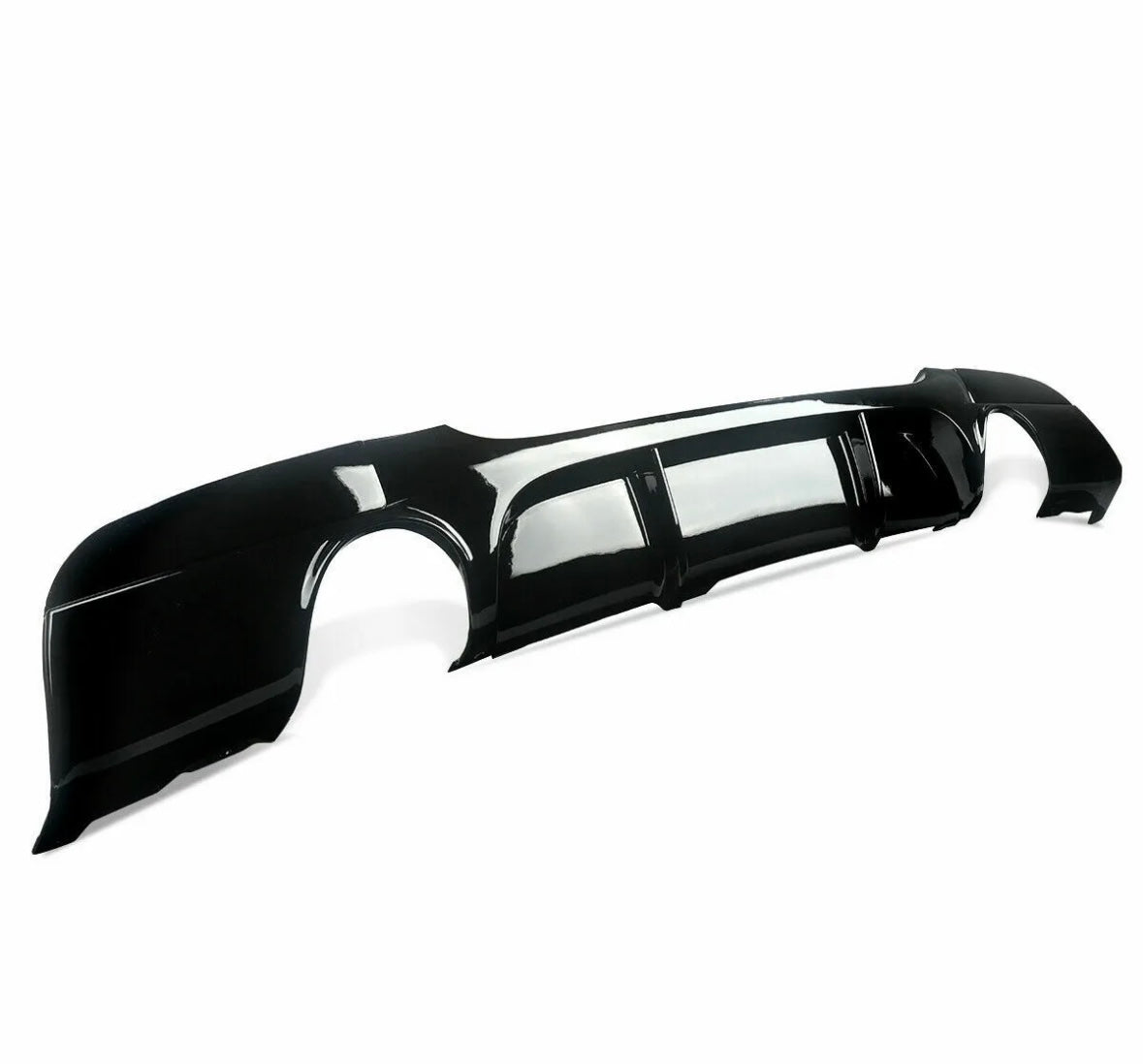 Gloss black aggressive sport diffuser FOR BMW 3 series E90 E91 2006-2012