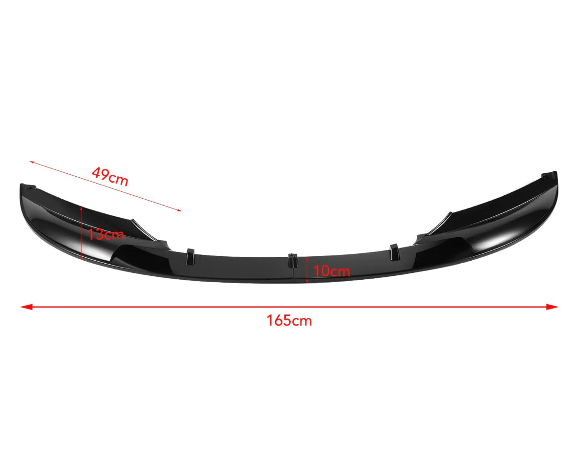 Gloss black sport front splitter FOR BMW 3 series F30 F31 M sport 14-18