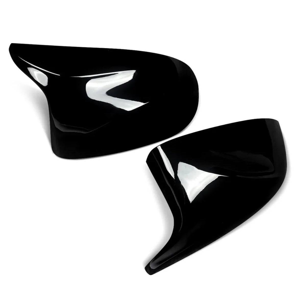 Gloss black aggressive style mirror caps for BMW X5 X6 F15 F16 2014-2018