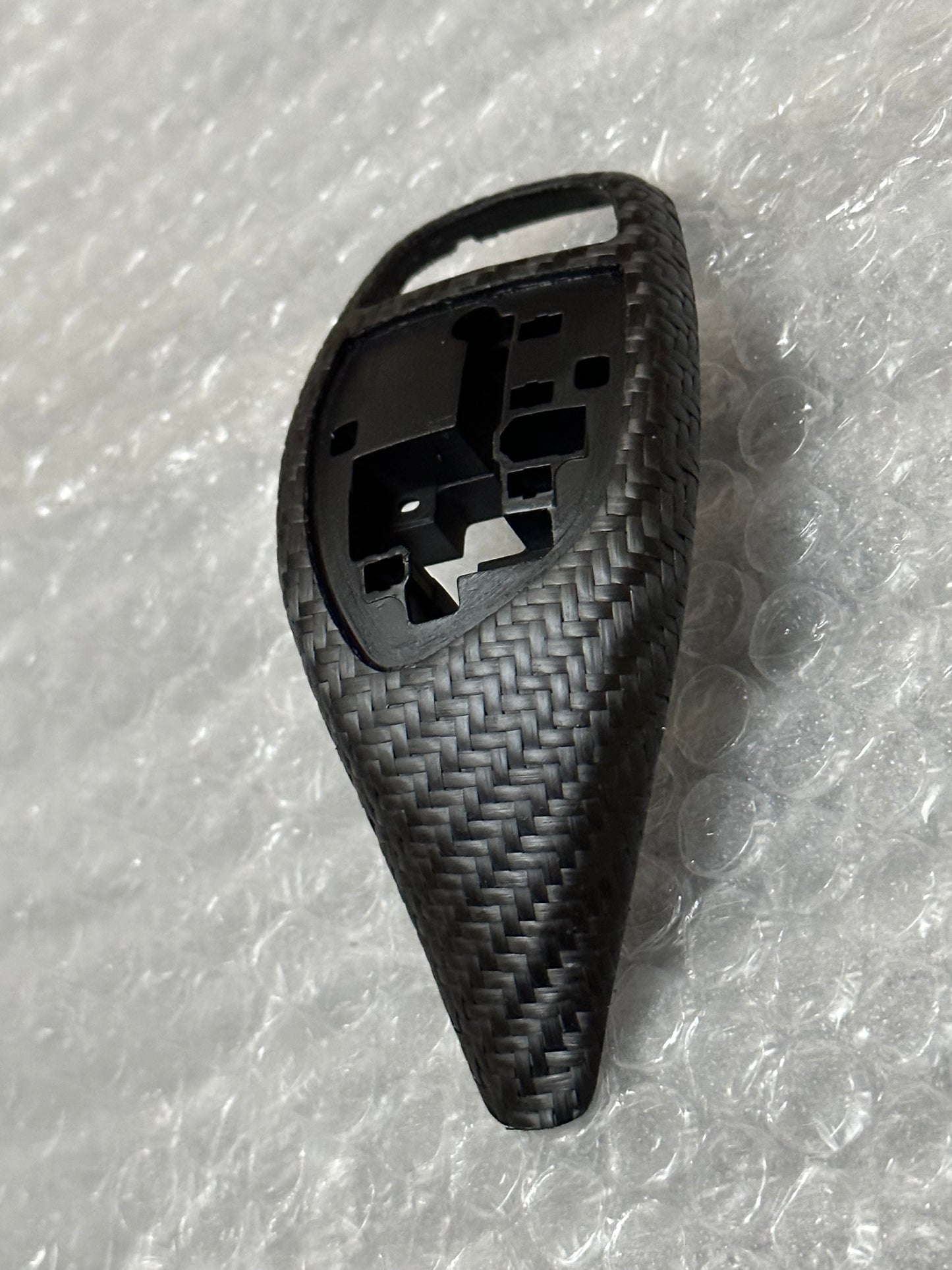 Matte textured carbon fibre gear knob selector trim FOR BMW 1 2 3 4 series M sport F series