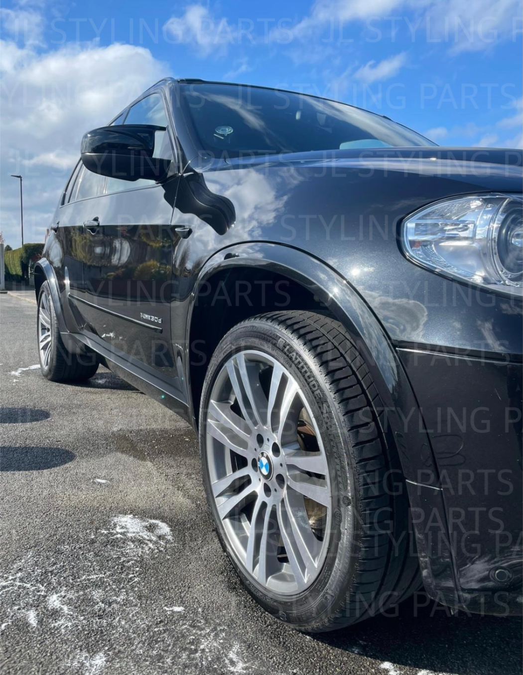 Gloss black mirror caps for BMW X5 & X6 E70 E71 2008-2013
