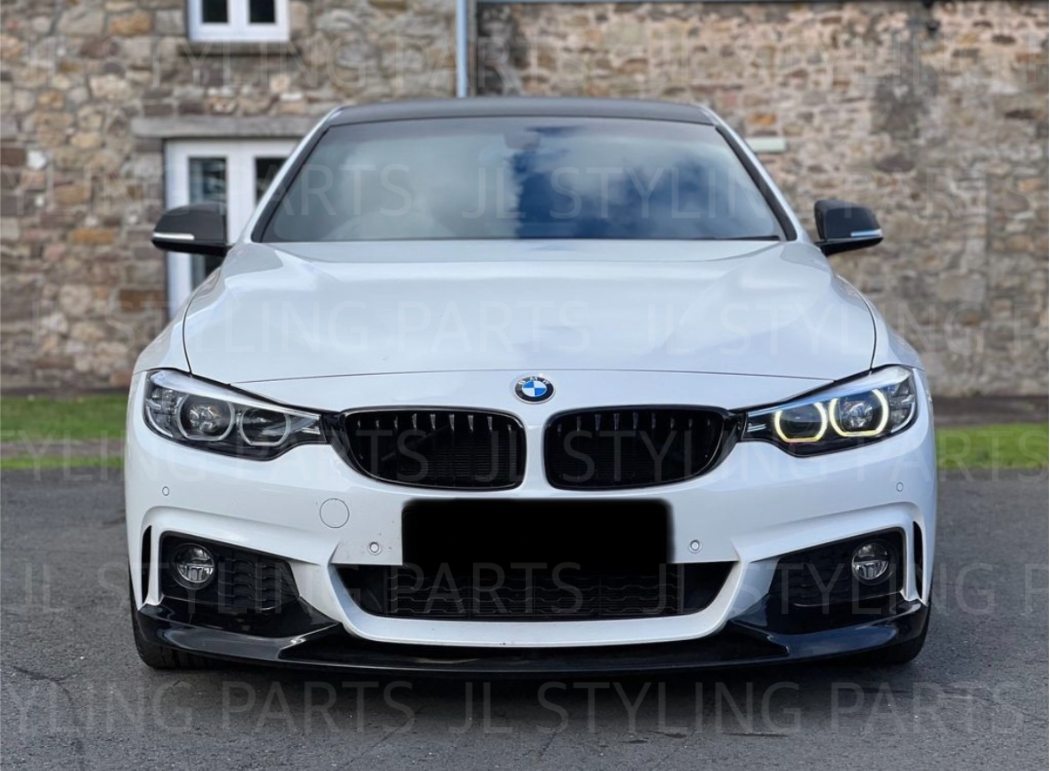 Gloss black front splitter lip FOR BMW 4 SERIES F32 F33 F36 13-19 M SPORT