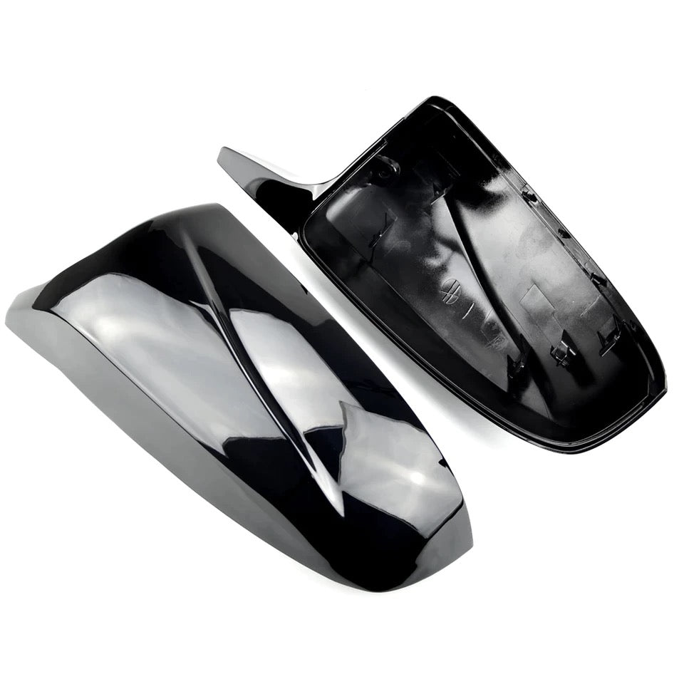 Gloss black mirror caps for BMW X5 & X6 E70 E71 2008-2013