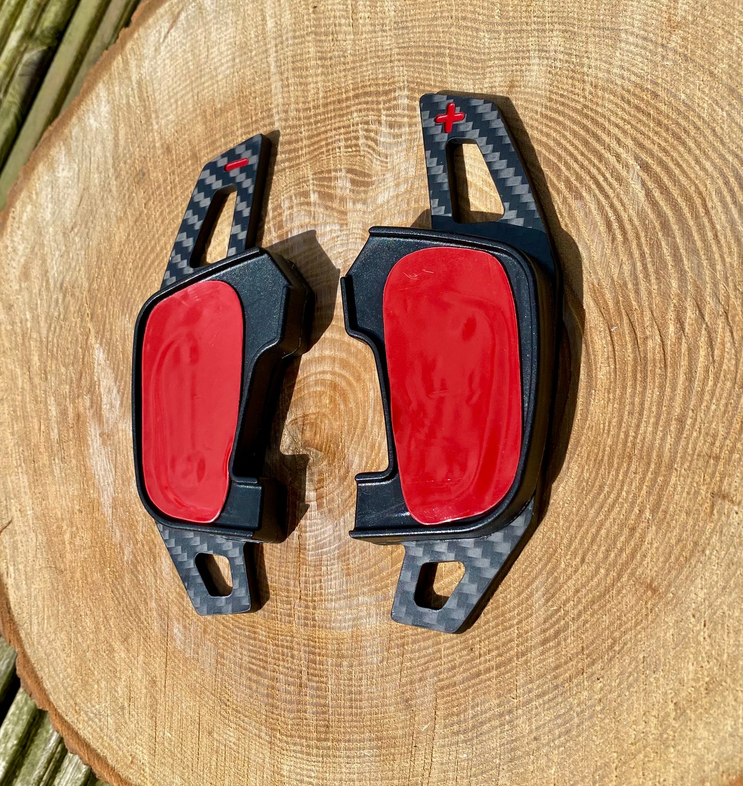 Matte Real carbon fibre paddle shifters for VW GOLF MK7 & MK7.5