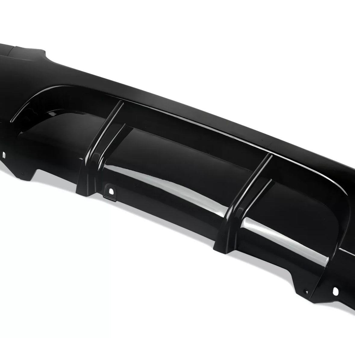 Gloss black aggressive sport rear diffuser FOR BMW 3 SERIES E92 E93 2006-2012