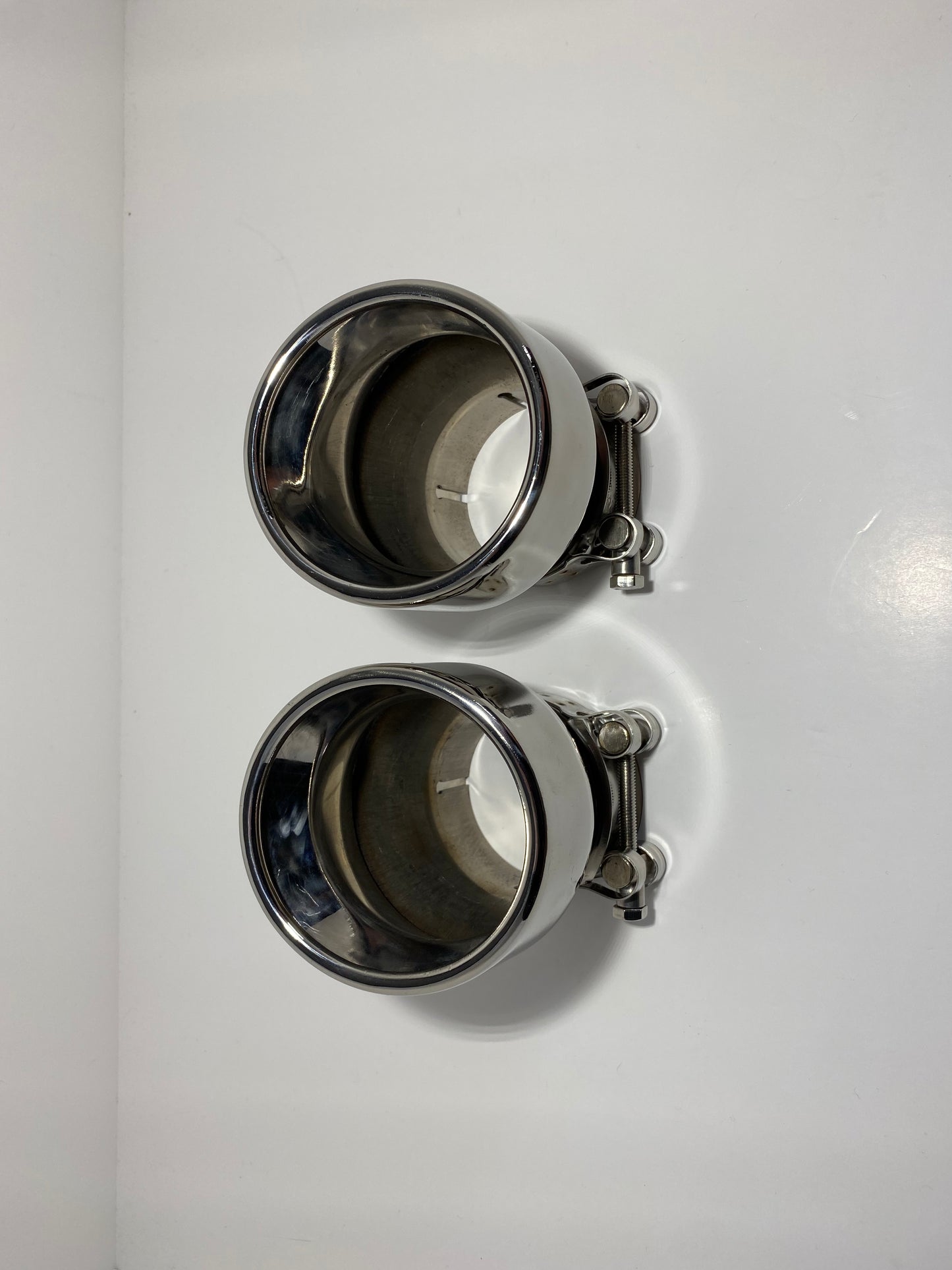 3.5” chrome exhaust tips FOR BMW 60mm inlet