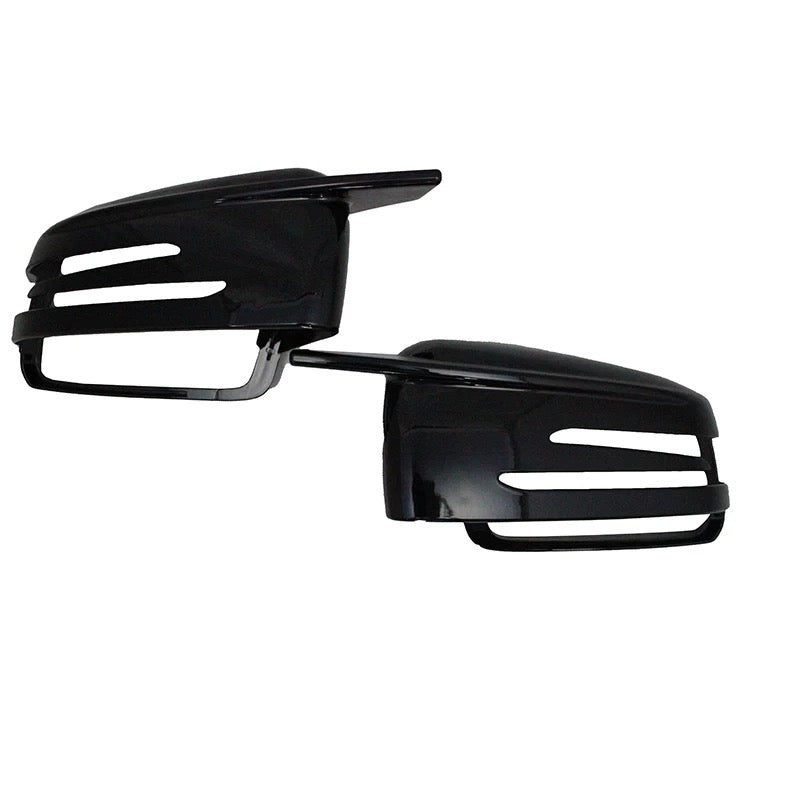 Gloss black aggressive style mirror cap replacements