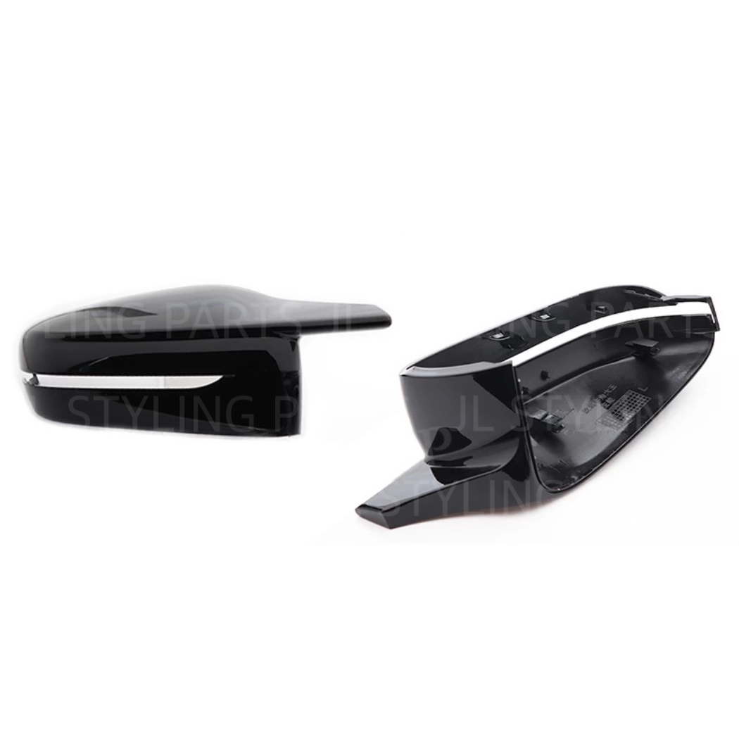 Carbon fibre effect aggressive style mirror caps for BMW 3 & 4 SERIES G20 G21 G22 G23
