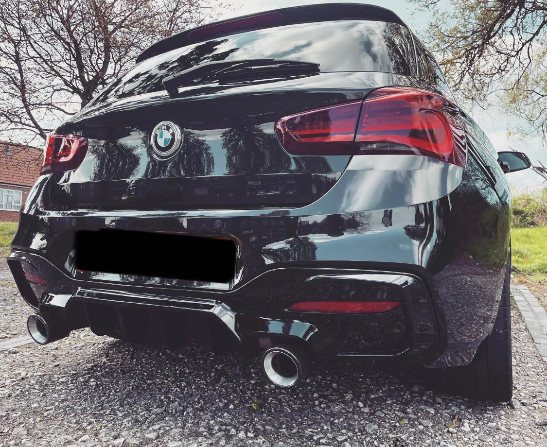 Large 4” outlet Carbon fibre exhaust tips FOR BMW M135i & M140i