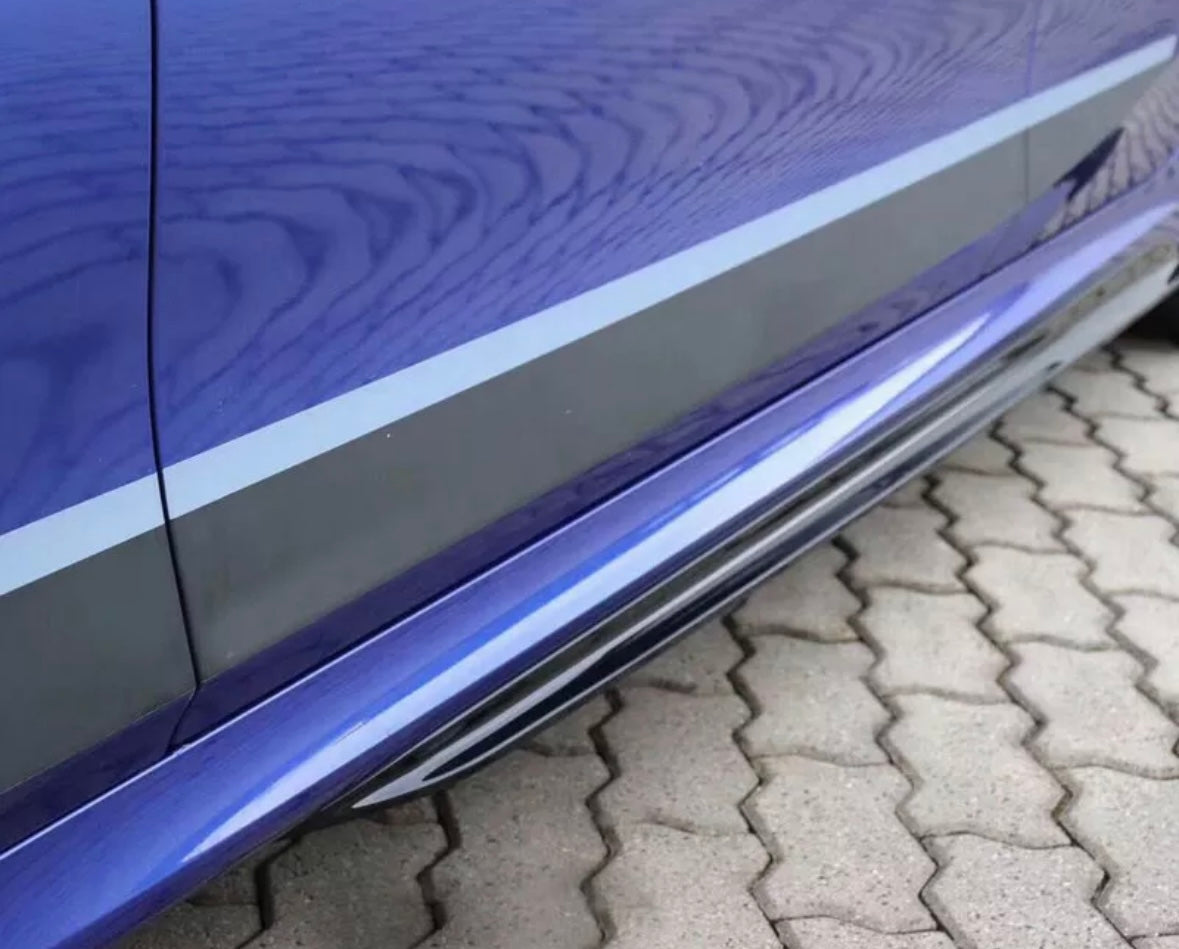 Gloss black sport 2/3 way side skirts FOR BMW 3 SERIES G20 2019-2023