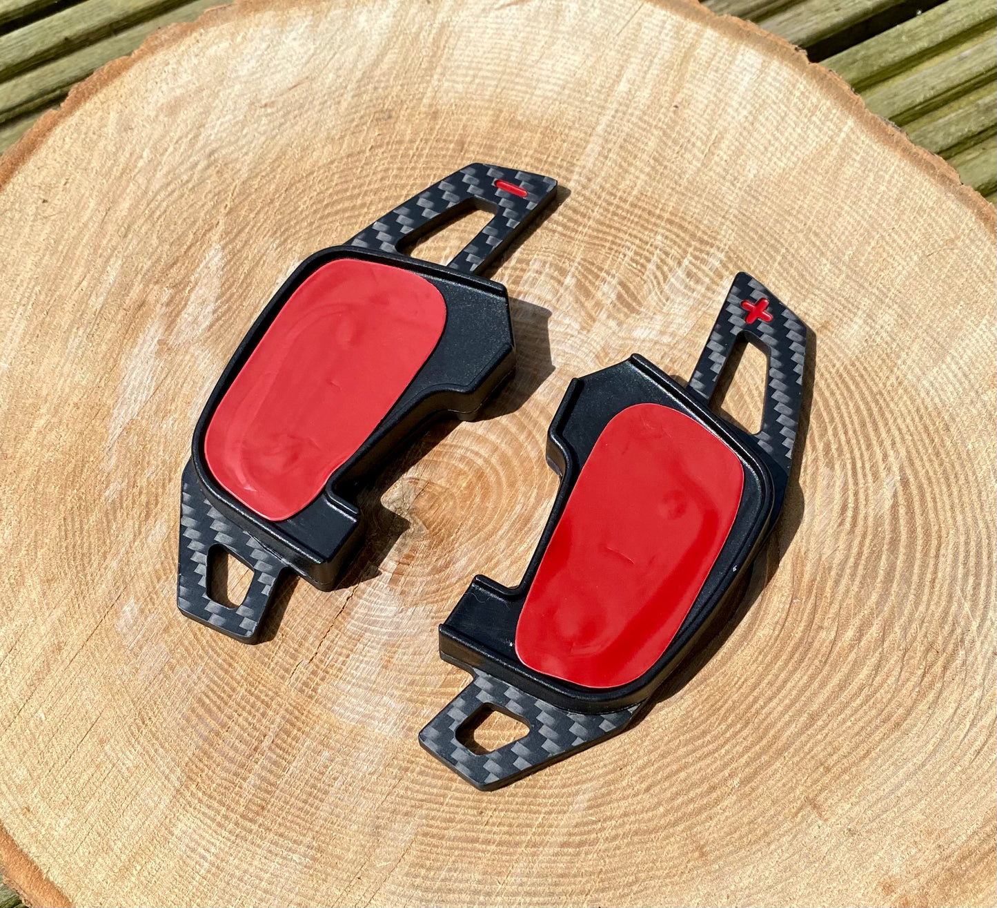Matte Real carbon fibre paddle shifters for VW GOLF MK7 & MK7.5