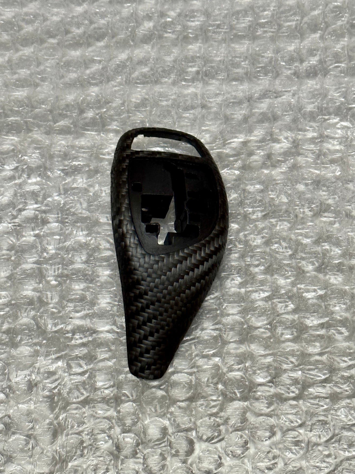 Matte textured carbon fibre gear knob selector trim FOR BMW 1 2 3 4 series M sport F series