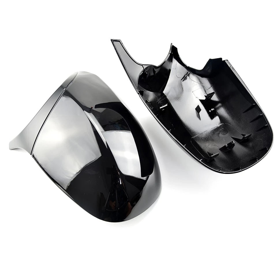 Gloss black mirror caps for BMW 1 & 3 series LCI 2009-2013