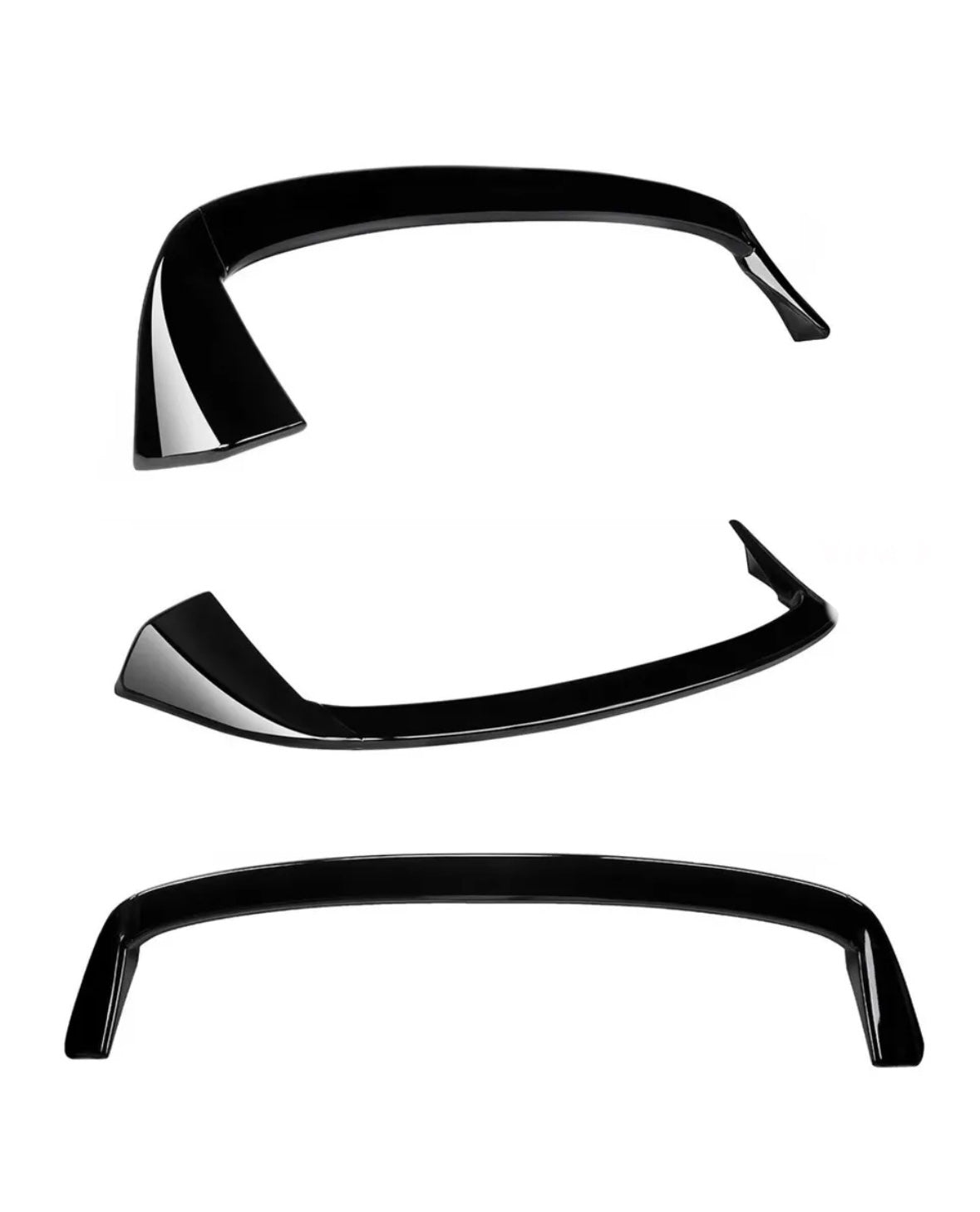 Gloss black high kick spoiler lip FOR BMW 1 series F20 F21 13-19