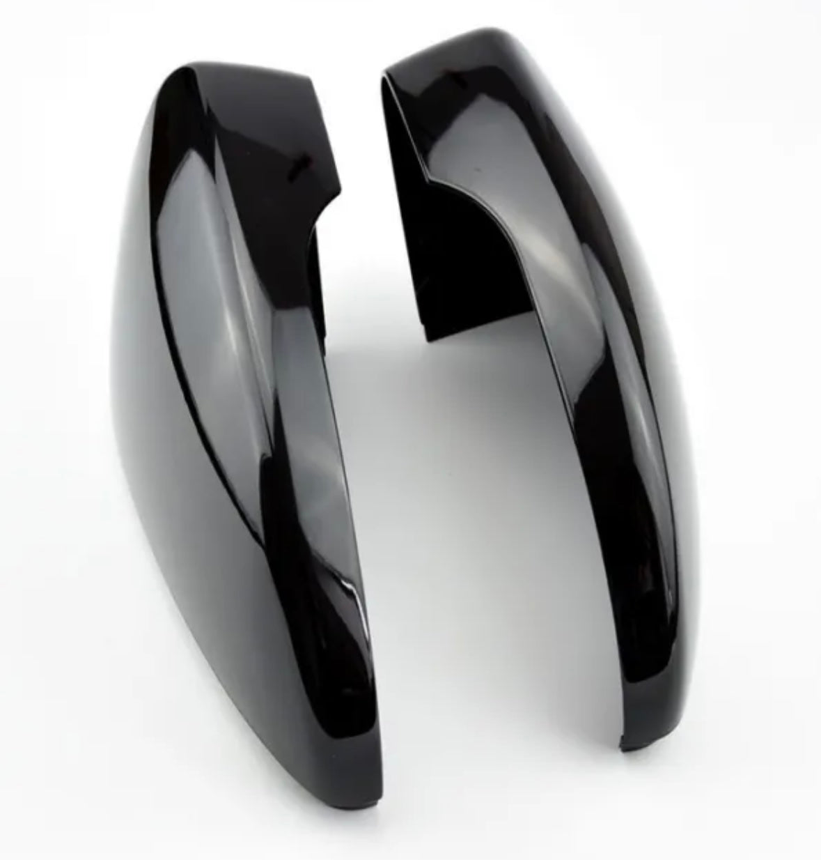 Gloss Black Mirror Caps FOR VW POLO MK5 6R 6C