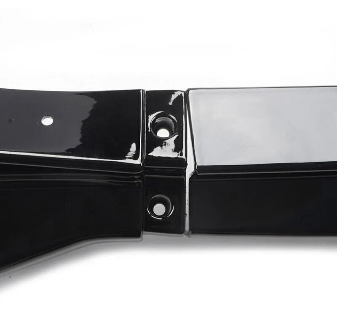 Gloss black aggressive style front splitter FOR BMW 3 SERIES G20 G21 2019-2023