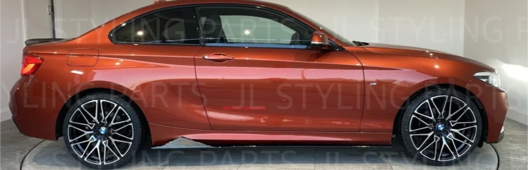 JL Gloss black aggressive side skirts FOR BMW 2 SERIES F22 F23