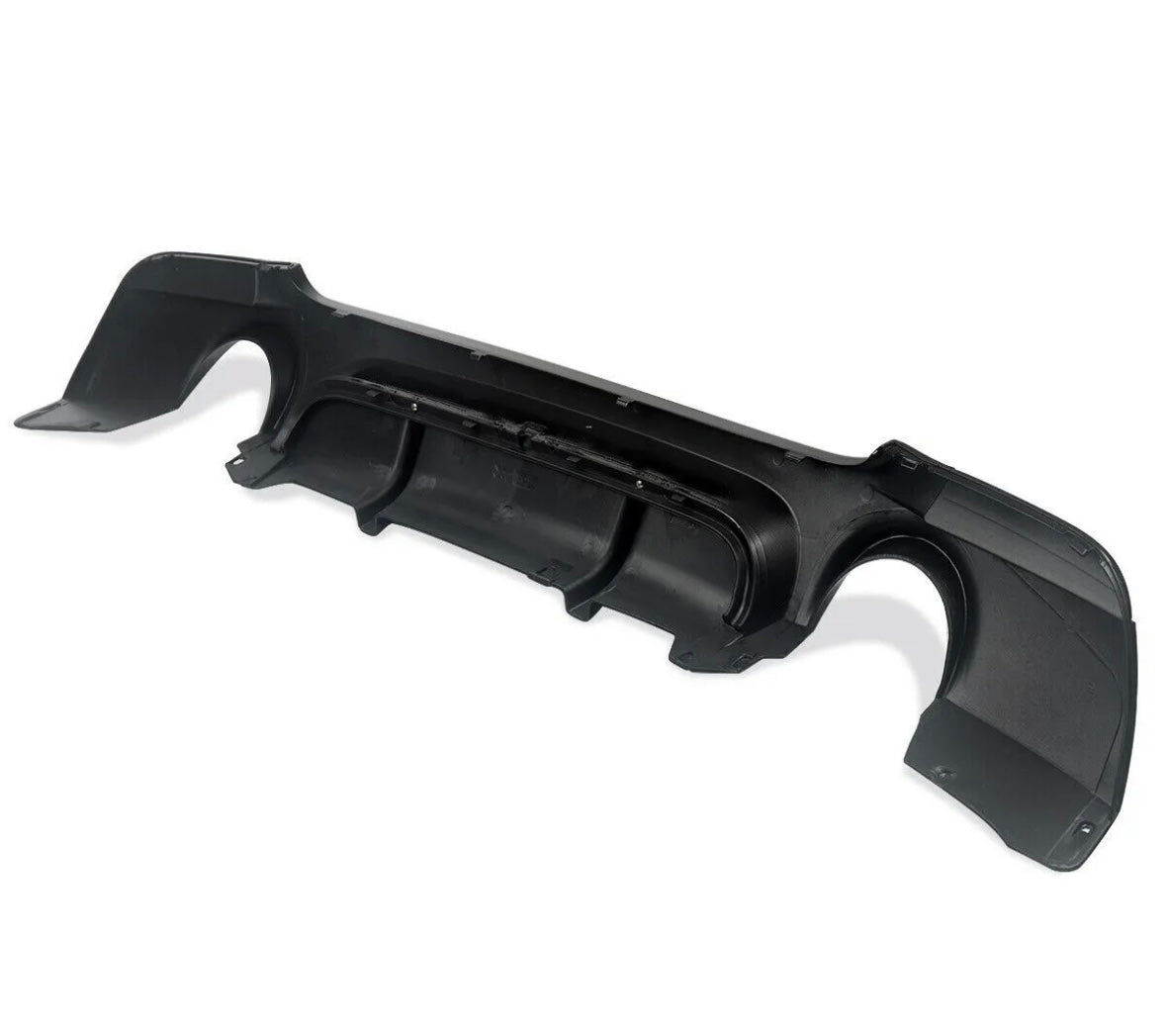 Gloss black aggressive sport diffuser for BMW 3 SERIES E92 E93 2006-2012