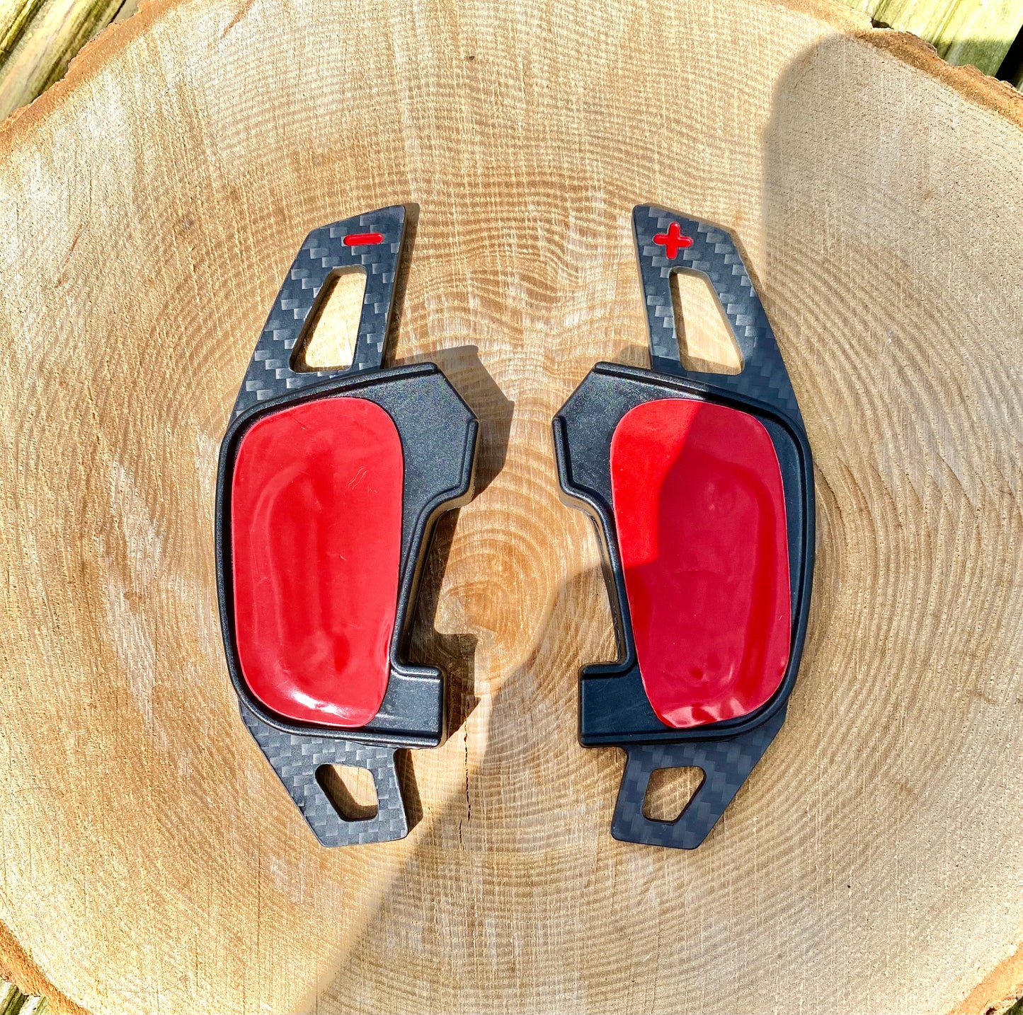 Matte Real carbon fibre paddle shifters for VW GOLF MK7 & MK7.5