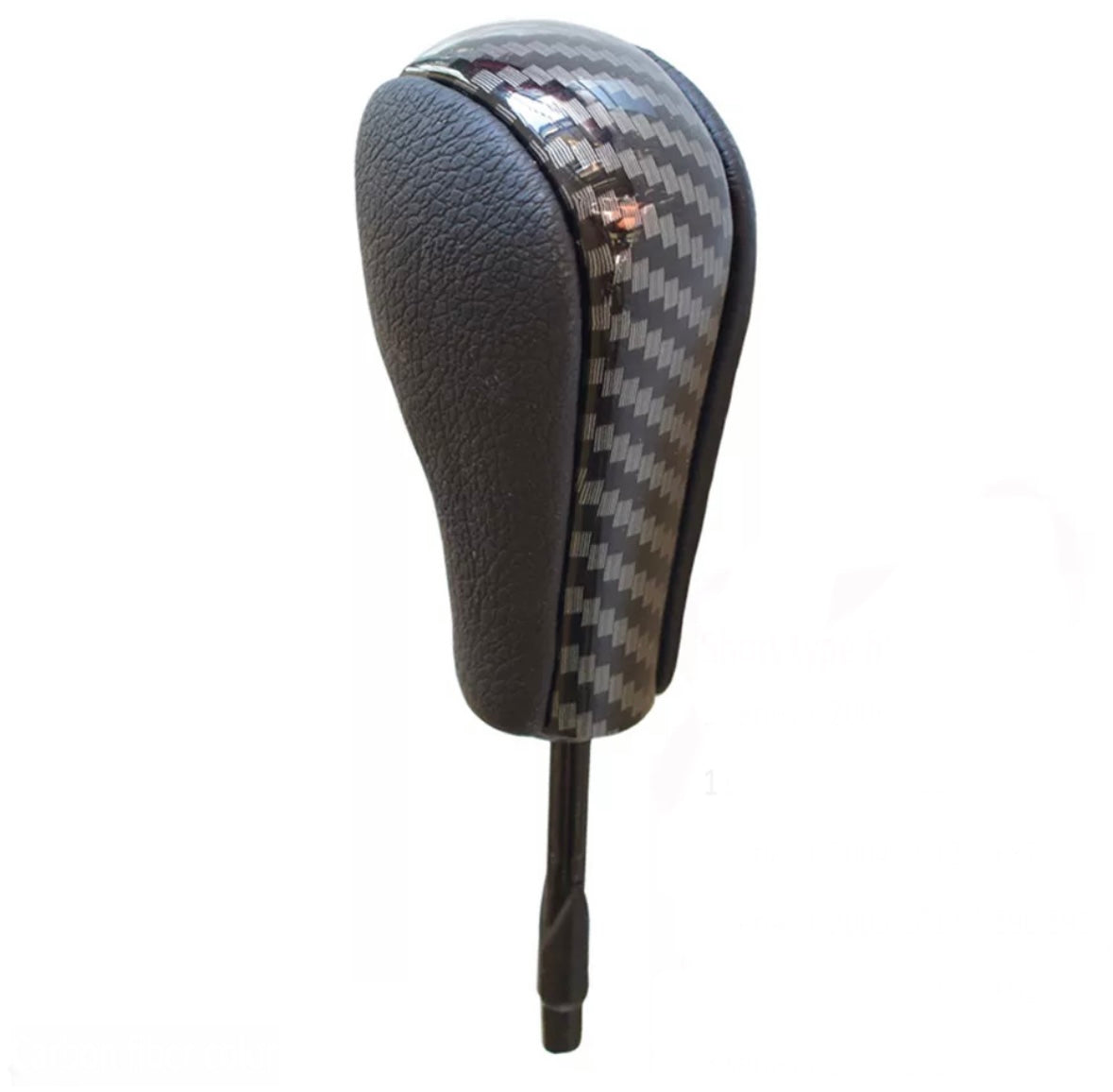 Automatic transmission carbon fibre effect gear knob for BMW 1 & 3 series 2006-2013