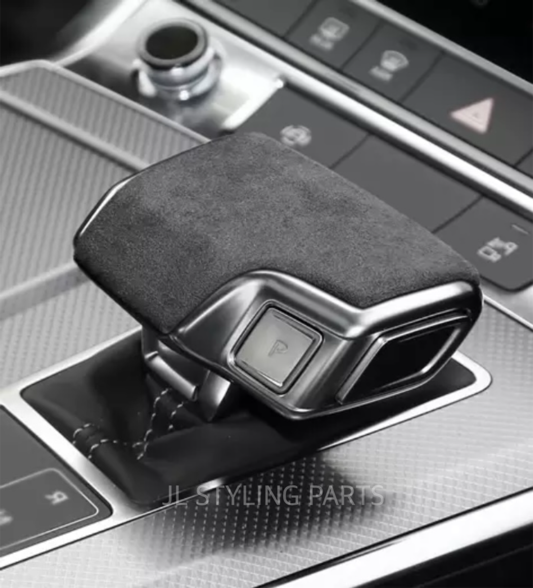 Alcantara audi gear shifter knob cover trim FOR AUDI