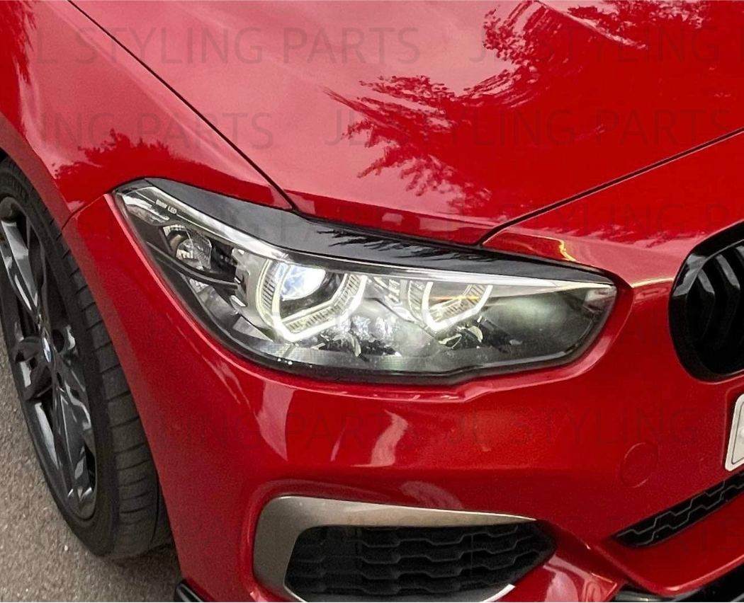 JL Headlight eyebrow trims For BMW F20 F21 1 series LCI