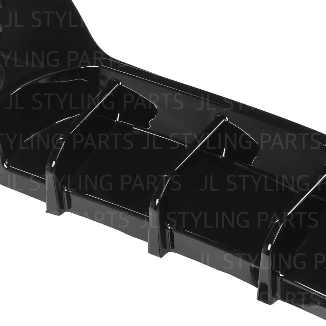 Gloss black aggressive rear diffuser FOR BMW M135i & M140i 15-19