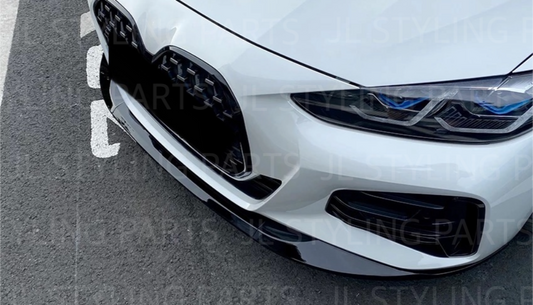 Gloss black front splitter FOR BMW 4 SERIES G22 G23 G26 2020-2023