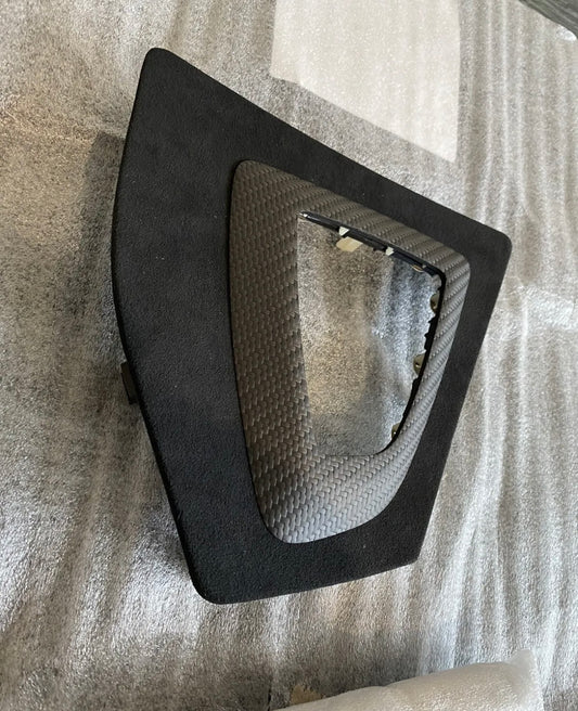 BMW F series M Performance Carbon Fibre Gear Selector Trim Alcantara AFTERMARKET