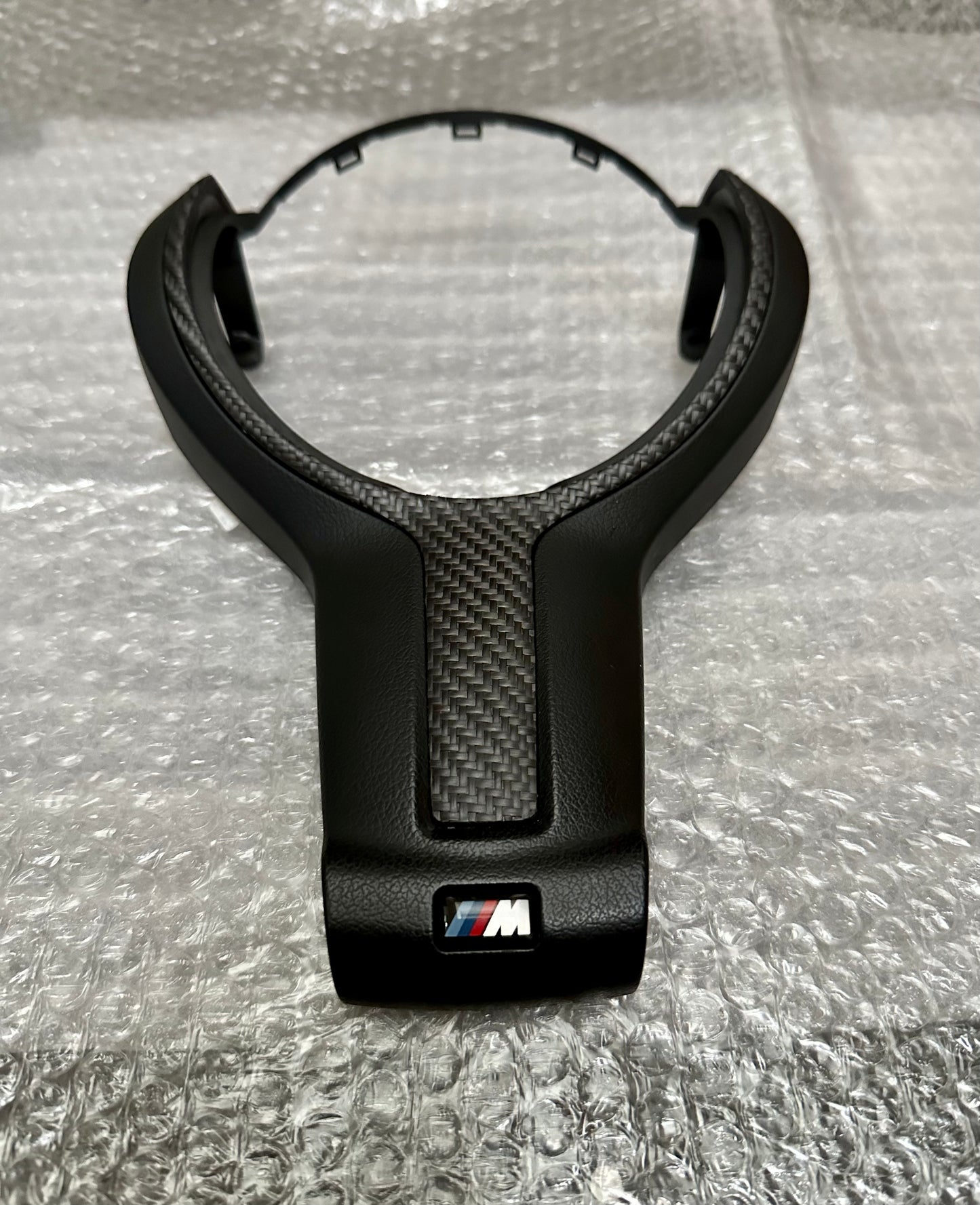 Matte textured Carbon Fibre steering wheel insert FOR BMW 1 2 3 4 series F series M sport