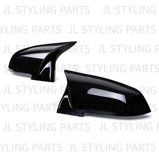 JL gloss black aggressive style mirror caps FOR BMW 1 series F40 2020-2023