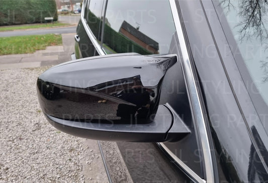 Gloss black mirror caps for BMW X5 & X6 E70 E71 2008-2013