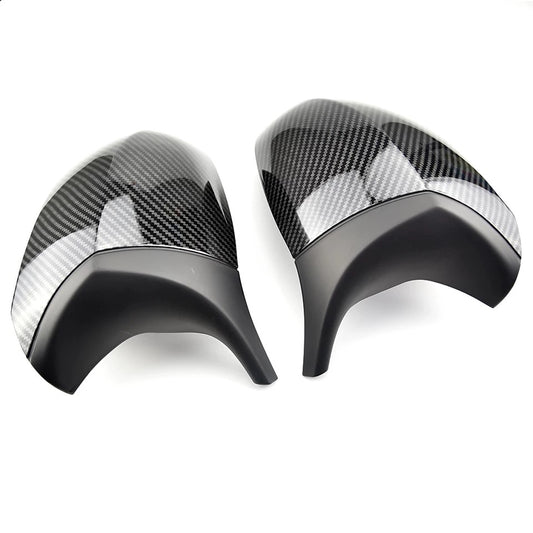 Carbon fibre effect mirror caps for BMW 1 & 3 series LCI 2009-2013