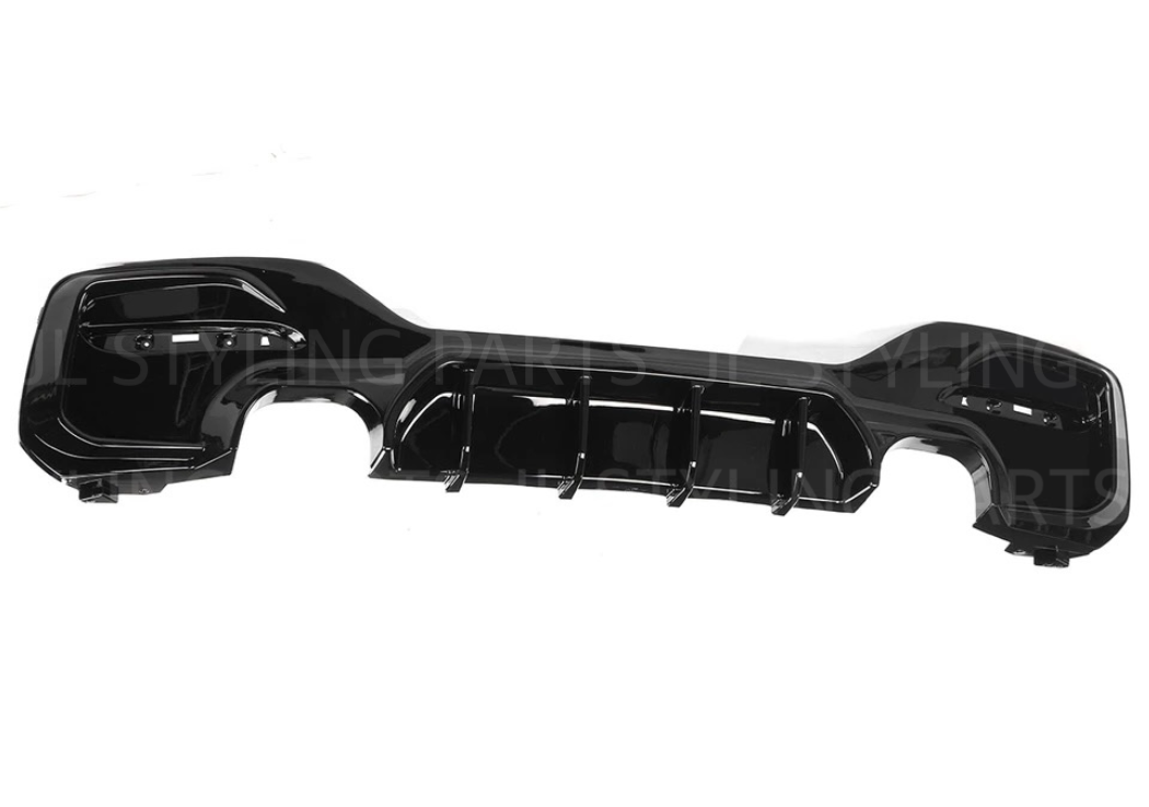 Gloss black aggressive rear diffuser FOR BMW M135i & M140i 15-19