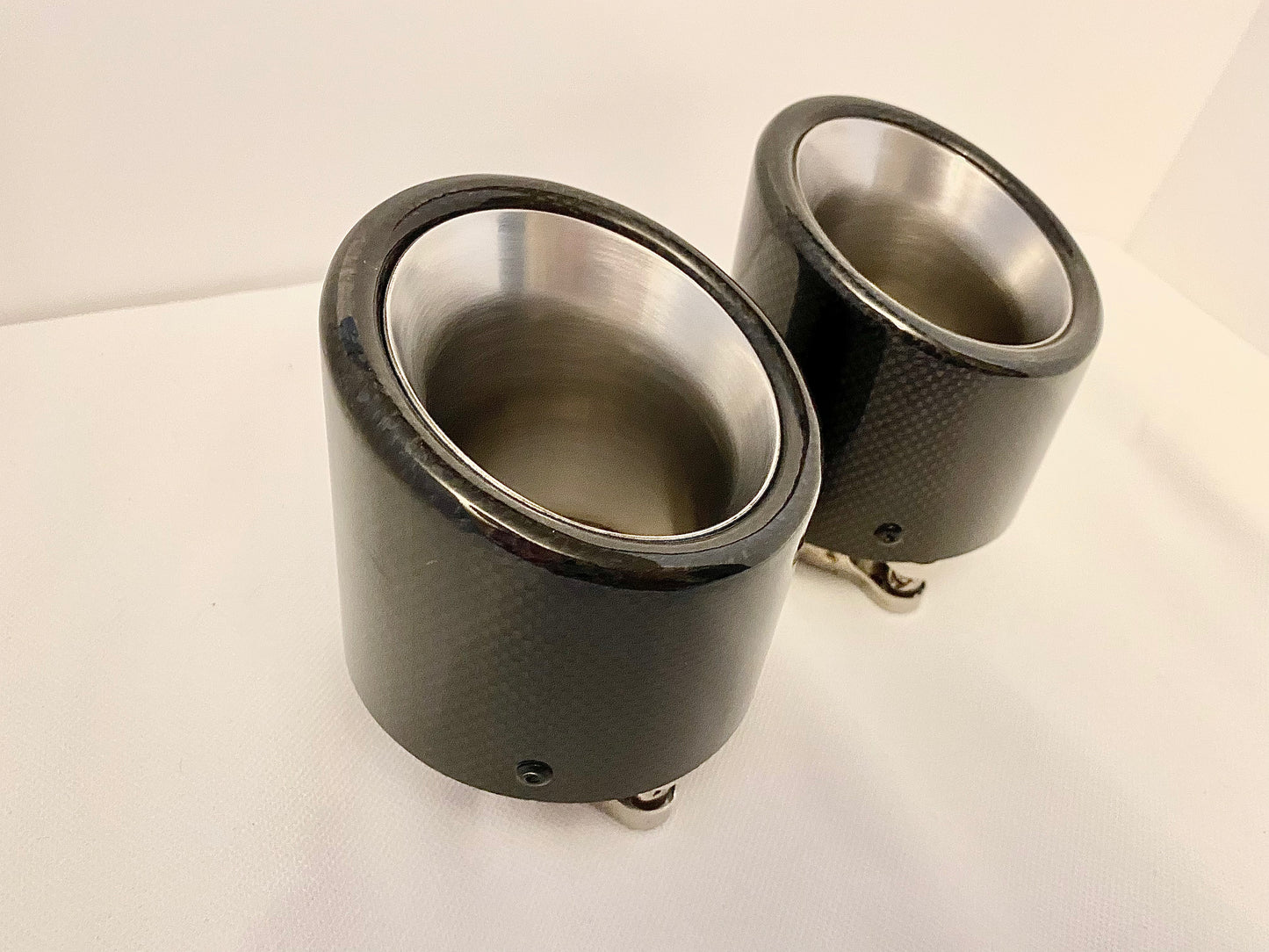 Large 4” outlet Carbon fibre exhaust tips FOR BMW M135i & M140i