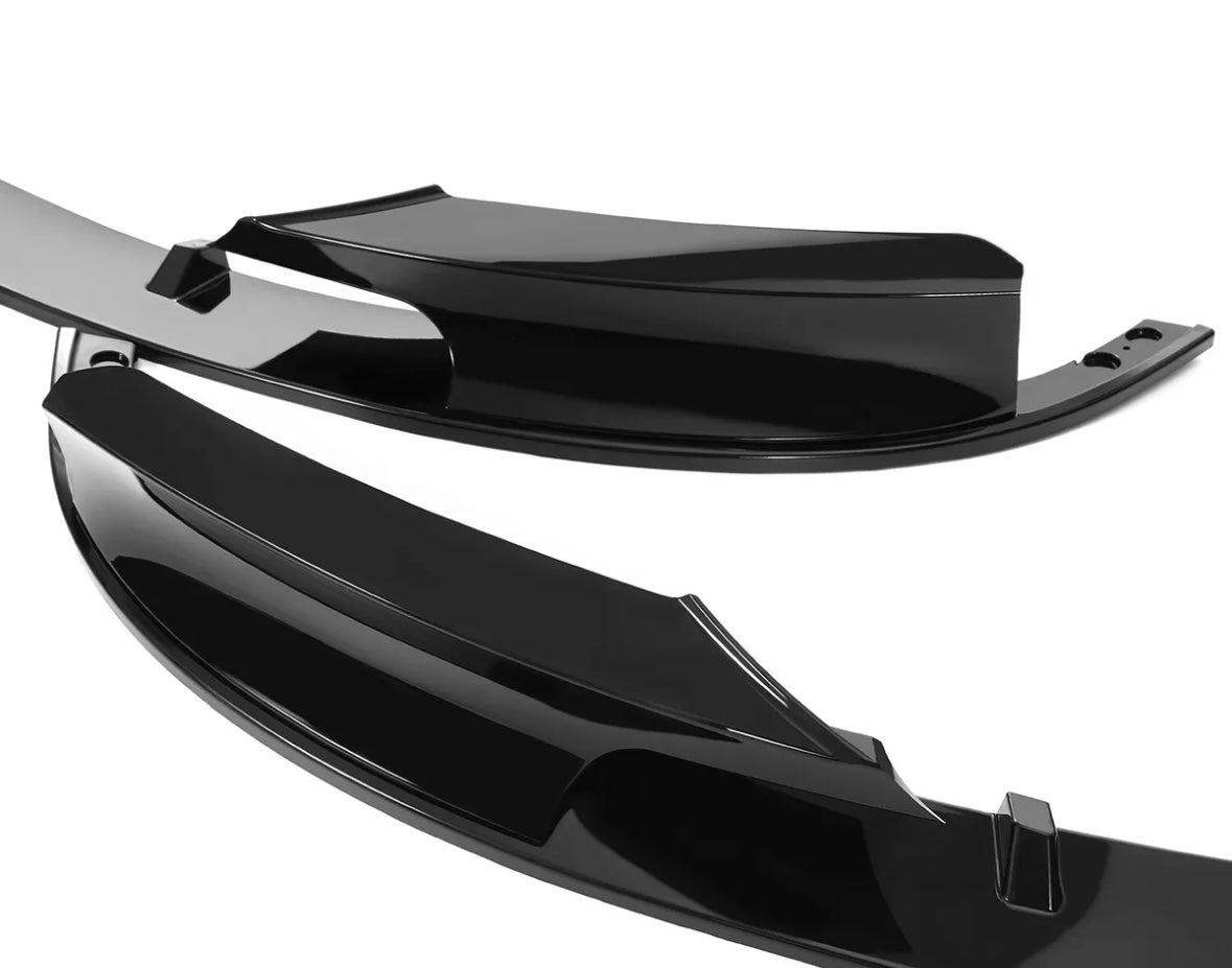 Gloss black sport front splitter FOR BMW 3 series F30 F31 M sport 14-18