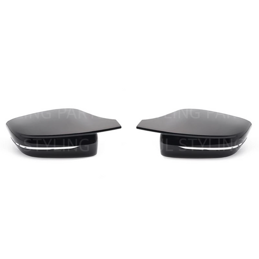 Gloss black aggressive style mirror caps FOR BMW 8 series G13 G14 G15 G16