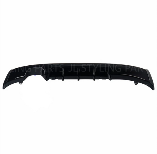 JL Gloss black aggressive rear diffuser for BMW 2 series F22 F23 14-19 M sport